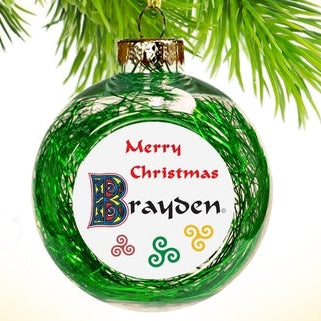 Personalised Name Christmas Bauble