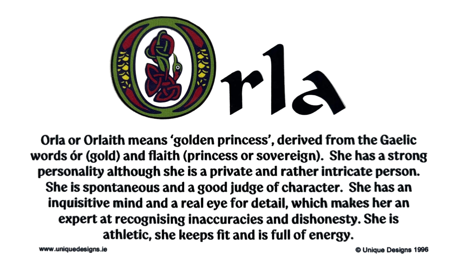 Personalised Celtic Name Plaque