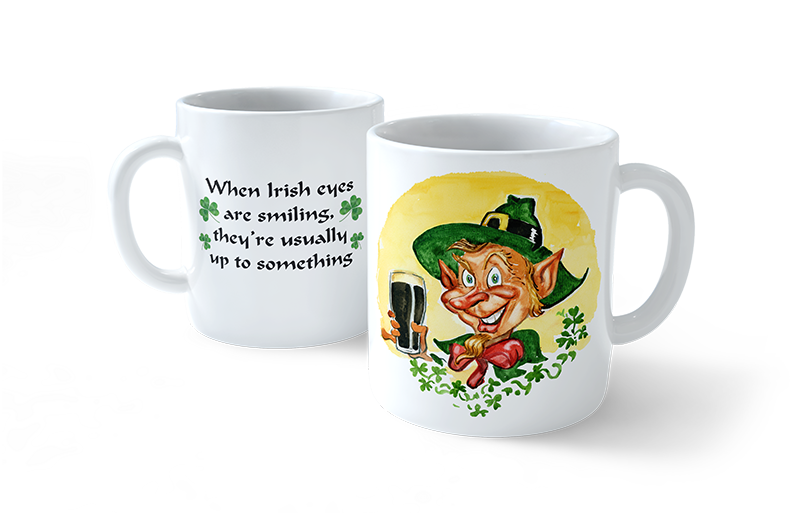 Irish Leprechaun Mugs