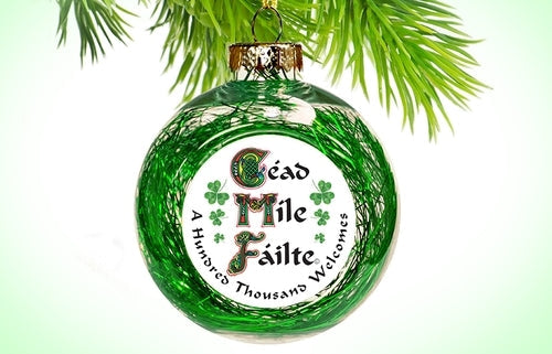 Irish Sayings Christmas Baubles