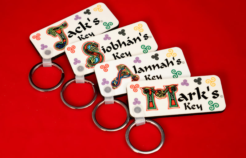 Personalized Celtic Keyring