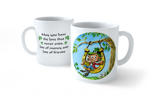Love, Money & Friends Leprechaun Mug