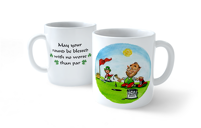 No Worse Than Par Leprechaun Mug