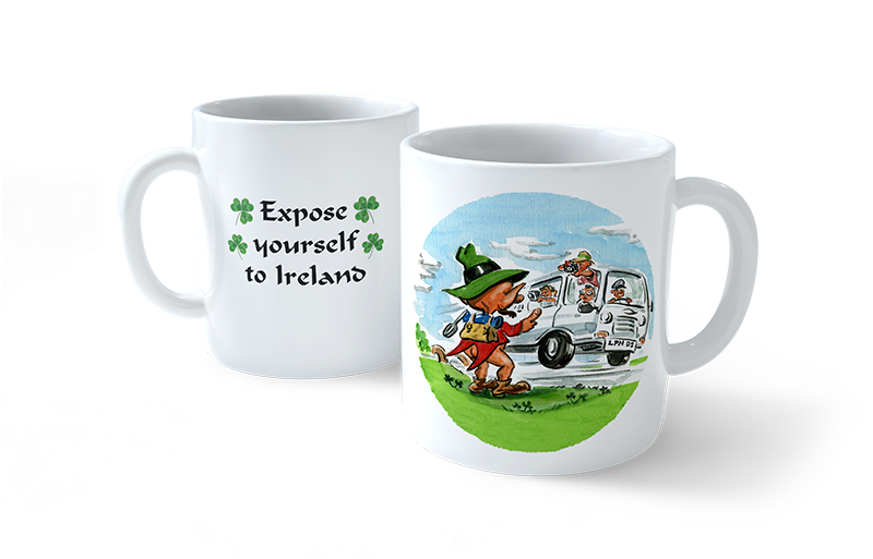 Expose yourself to Ireland Leprechaun Mug