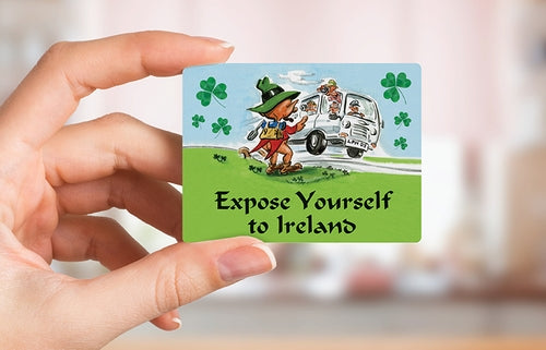 Expose Yourself Leprechaun Fridge Magnet