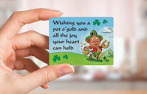 Wishing You a Pot o' Gold Leprechaun Fridge Magnet