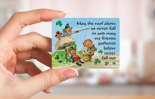 The Roof Above us Leprechaun Fridge Magnet