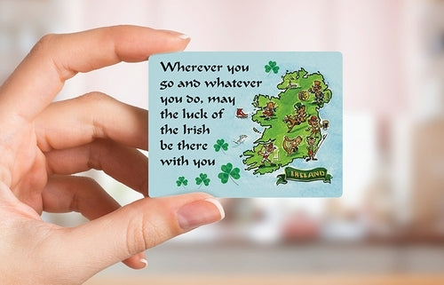 Luck of The Irish Leprechaun Fridge Magnet