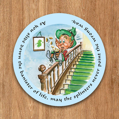Set of 6 Leprechaun Coasters