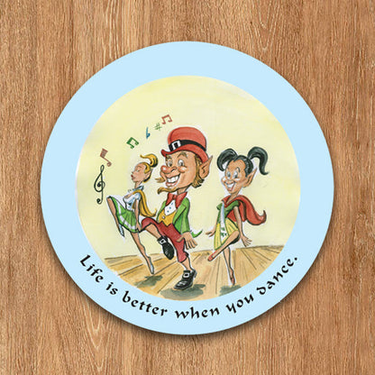 Set of 6 Leprechaun Coasters