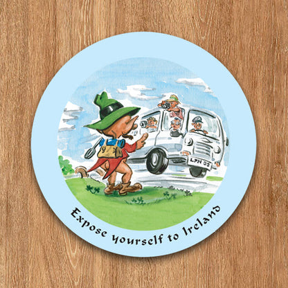 Set of 12 Leprechaun Coasters