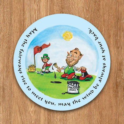 Set of 12 Leprechaun Coasters