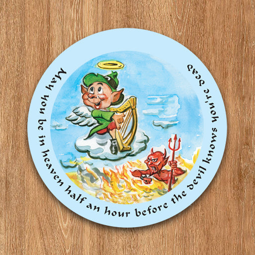 Set of 12 Leprechaun Coasters